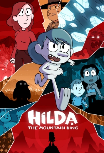 دانلود انیمیشن Hilda and the Mountain King 2021 دوبله فارسی